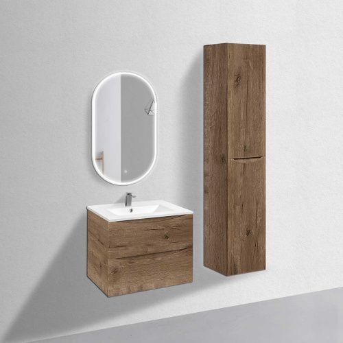 Тумба под раковину Vincea Mia VMC-2MC700VO 70х50 подвесная цвет коричневый