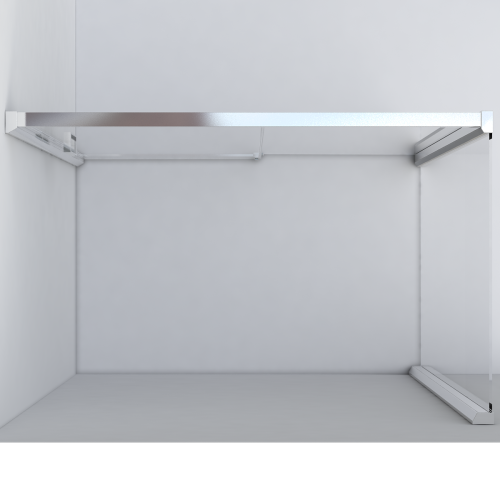 Душевой уголок Vincea Lugano VSR-1L9012CGB-1 120х90 стекло тонированное профиль черный без поддона - фото 4