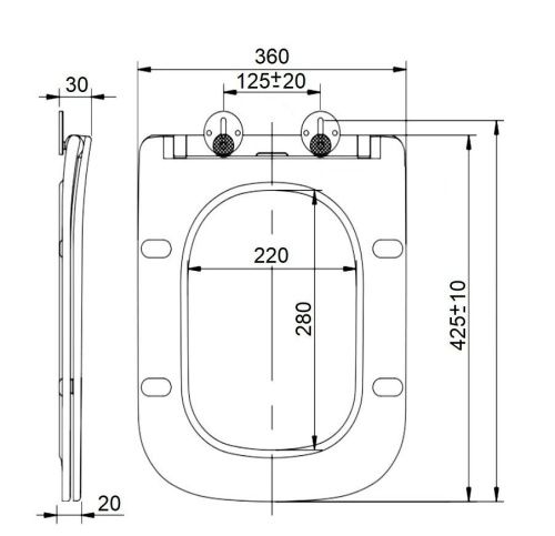 Крышка сиденье Cerutti SPA CT7582 - фото 2