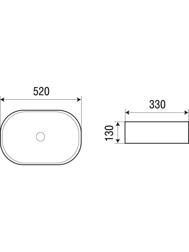 Раковина из сантехнического фаянса WeltWasser WW SK 10000003860 50х30 подвесная цвет белый без отверстий под смеситель - фото 3
