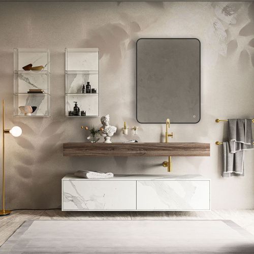 Зеркало с подсветкой Vincea VLM-3VC600B 60х80 подвесное