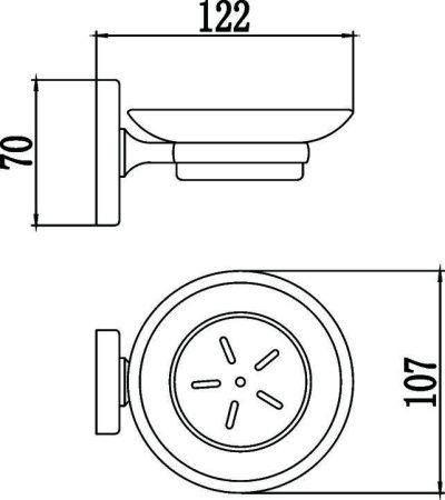 Мыльница Savol S-007059