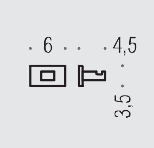 Крючок Colombo Look BLC27.CR - фото 2