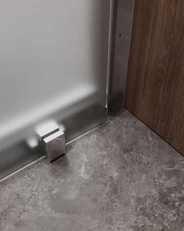 Душевая дверь Cezares MOLVENO MOLVENO-BF-1-110-P-Cr 110х195 стекло рифленое профиль хром