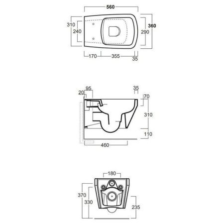 Крышка сиденье для унитаза Simas Baden Baden BB004bi matt/cr