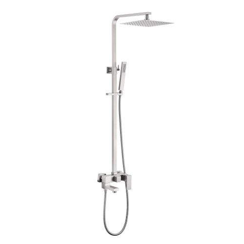 Душевая стойка Abber AF8216SPL настенная цвет серый