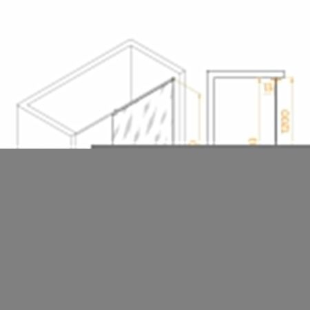 Душевая перегородка RGW Walk In 351003412-21 120х195 стекло матовое профиль хром