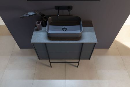 Тумба под раковину Allen Brau Reality 1.32004.AM 70х50 подвесная цвет черный