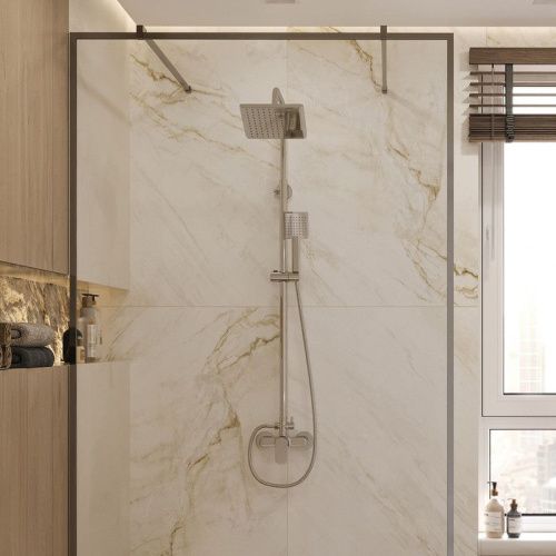 Душевая стойка Bond Cube B01-8400 настенная цвет хром - фото 5