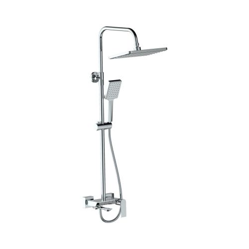 Душевая стойка Haiba HB24639 настенная цвет хром - фото 2