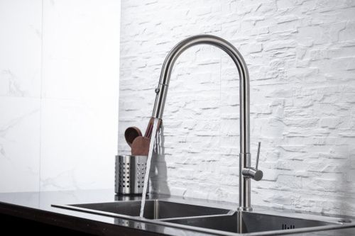 Смеситель для кухни Allen Brau 5.60002-SS на мойку нержавеющая сталь - фото 4