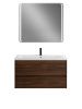 Тумба под раковину Art&Max Family-M Family-M-900-2C-SO-BO 90х50 подвесная цвет коричневый