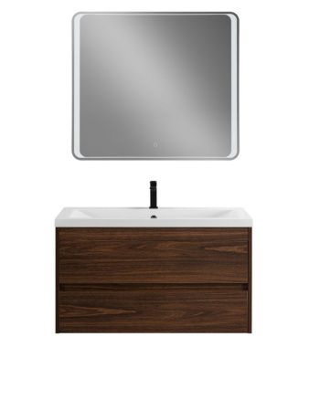 Тумба под раковину Art&Max Family-M Family-M-900-2C-SO-BO 90х50 подвесная цвет коричневый