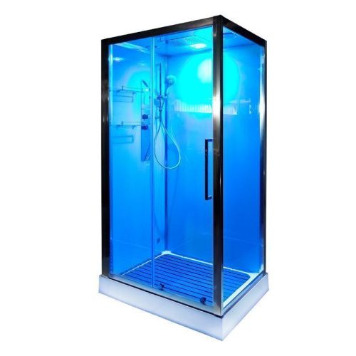 Душевая кабина AvaCan Z120STEAM 120х90 прямоугольная с крышей ориентация универсальная - фото 4