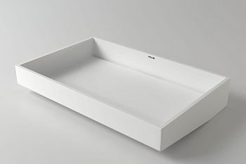 Раковина из искусственного камня Holbi POLARIS 1.02.020.11.1 60х40 встраиваемая цвет белый