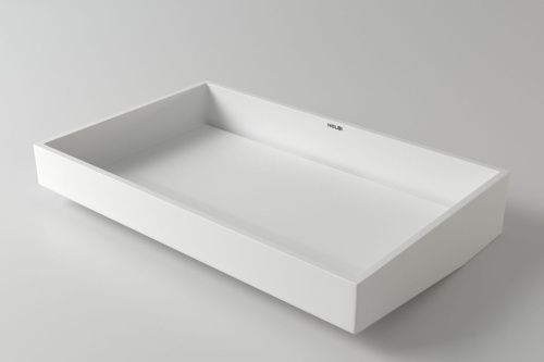 Раковина из искусственного камня Holbi POLARIS 1.02.020.11.1 60х40 встраиваемая цвет белый