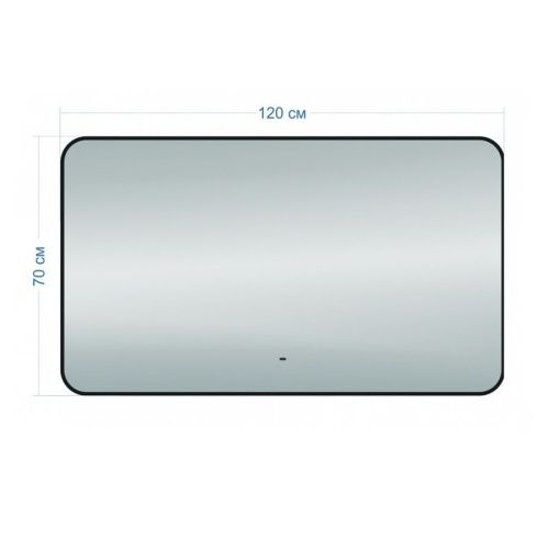 Зеркало с подсветкой Maretti Florenza FL1412070P14EL 120х70 подвесное - фото 3