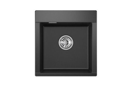 Кухонная мойка Granula 4701, ЧЁРНЫЙ 45х50 цвет черный поверхность матовая