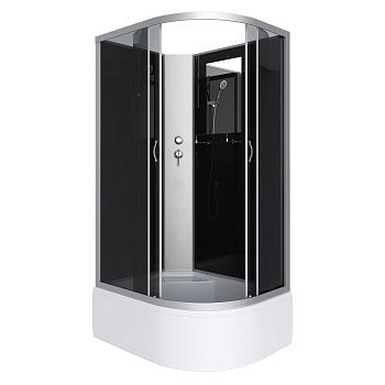 Душевая кабина Niagara Classic 25101434LBK 120х80 асимметричная без крыши ориентация левая