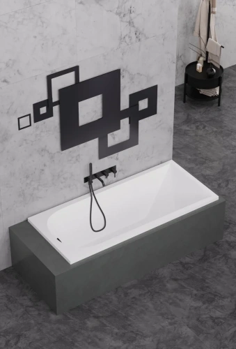 Ванна акриловая Alba Spa IMPERO ВПР0200200100 170х75 пристенная прямоугольная без ножек - фото 3