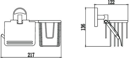 Бумагодержатель Savol S-L07051