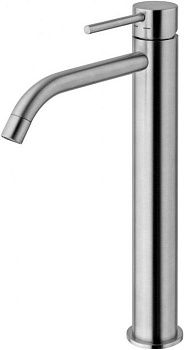 Смеситель для раковины Paffoni Light LIG081ST на столешницу нержавеющая сталь