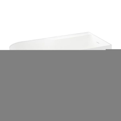 Ванна акриловая Wellsee Camellia 2.0 236202000 170х80 отдельностоящая асимметричная с ножками - фото 2