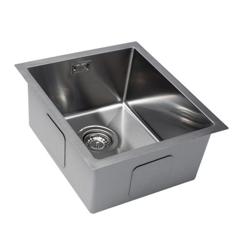 Кухонная мойка Grandex Aqua PROLINE 39 300062 45х40 цвет серый поверхность матовая - фото 2