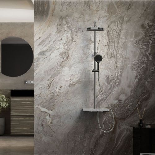 Душевая стойка Vincea Inspire VSFS-3I12TCH настенная цвет хром с термостатом