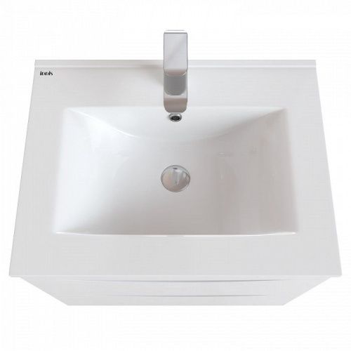 Тумба с раковиной Iddis Cloud CLO60W0i95K 60х50 подвесная цвет белый - фото 2