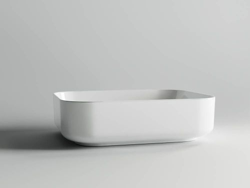 Раковина из сантехнического фарфора Ceramica Nova ELEMENT CN6011 50х40 накладная цвет белый без отверстий под смеситель - фото 3