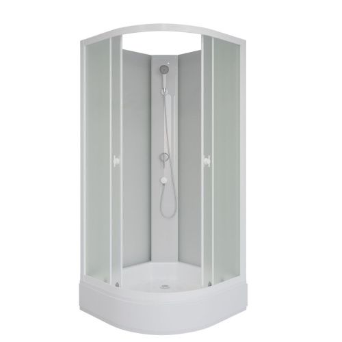 Душевая кабина Niagara Promo P80/26/MT/BK 80х80 четверть круга без крыши ориентация универсальная - фото 2