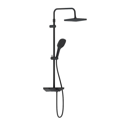 Душевая стойка Damixa Merkur 940730300 настенная цвет черный