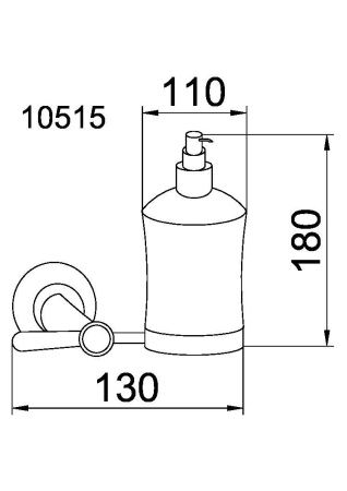 Дозатор Boheme Chiaro 10515