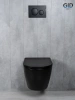 Унитаз подвесной Gid Tornado 62261Y черный с сиденьем микролифт безободковый смыв торнадо