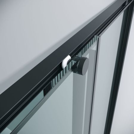 Душевая дверь Grossman Galaxy 1/2.K33.01.12.21.00 120х195 стекло прозрачное профиль черный