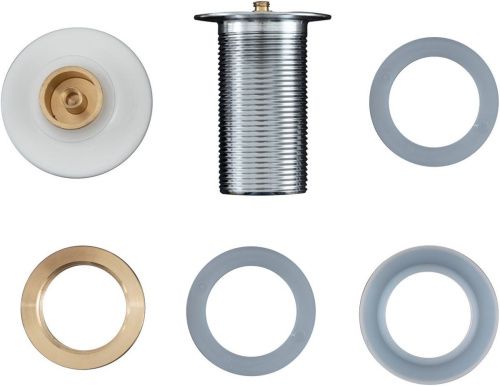 Донный клапан для раковины Aquanet 00330950 белый - фото 2