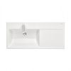 Раковина из сантехнического фарфора Roca The Gap Plus 73270MB004 100х50 накладная цвет белый