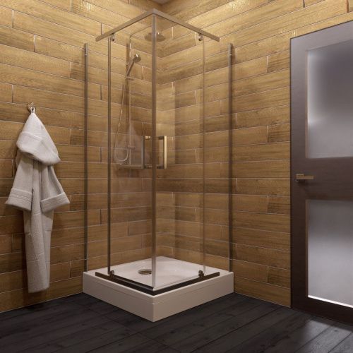 Душевой уголок Тритон Каппа Щ0000054221 90х90 стекло прозрачное профиль хром с поддоном - фото 5