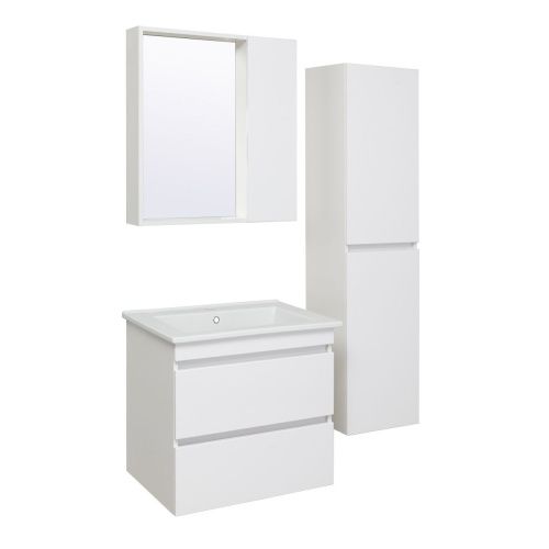 Зеркало-шкаф Runo Манхэттен 00-00001044 70х80 подвесной цвет белый - фото 4