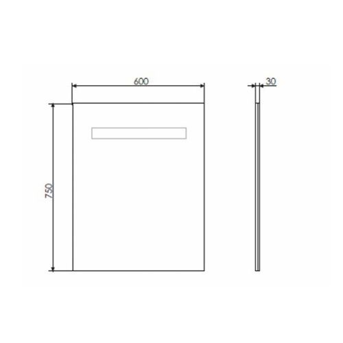 Зеркало Comforty Виола 00-00005257CF 60х80 подвесное - фото 2