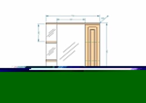 Зеркало-шкаф Stella Polar Кармела SP-00000182 80х80 подвесной цвет коричневый - фото 2