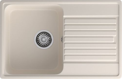 Кухонная мойка Granfest Quarz 78 белый 75х50 цвет белый поверхность матовая