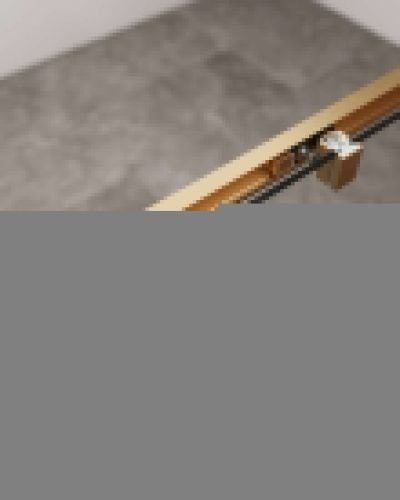 Душевой уголок Cezares MOLVENO MOLVENO-AH-2/1-170/90-C-BORO-IV 170х90 стекло прозрачное профиль золото без поддона - фото 3