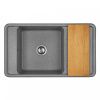 Кухонная мойка Aquaton Беллис 1A724832BS230 85х50 цвет серый