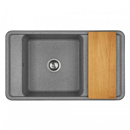 Кухонная мойка Aquaton Беллис 1A724832BS230 85х50 цвет серый