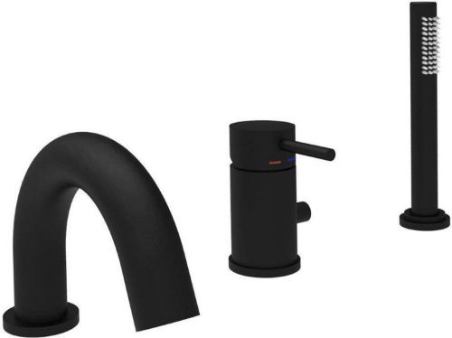 Смеситель Paffoni Light LIG047NO на борт ванны черный