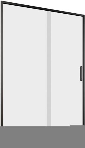 Душевая дверь Aquanet Pleasure Evo AE65-N130-BT 130х190 стекло прозрачное профиль черный - фото 2