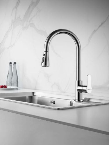 Смеситель для кухни Arrow AG4512 на мойку хром - фото 4