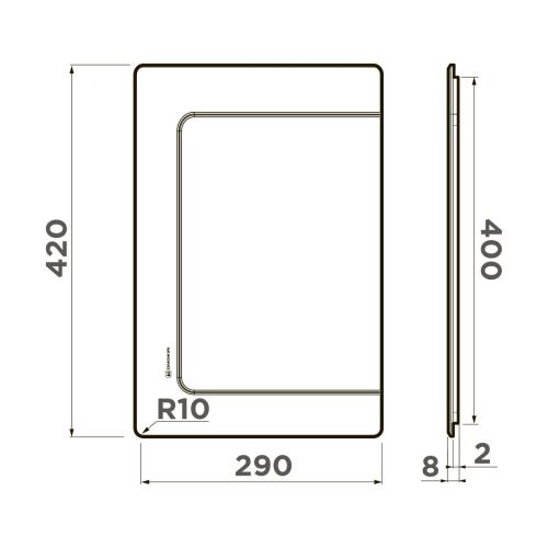 Разделочная доска Omoikiri CB-BASIC-400-GB 4999101 - фото 2